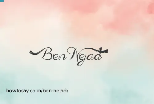 Ben Nejad