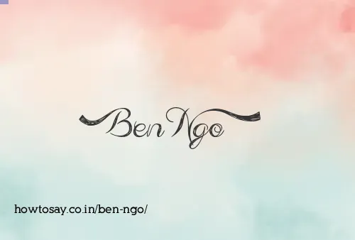 Ben Ngo