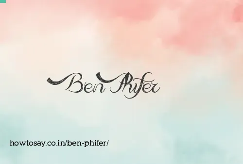Ben Phifer