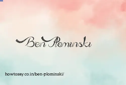 Ben Plominski