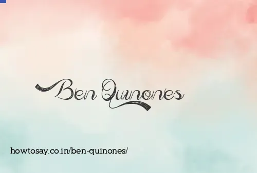 Ben Quinones