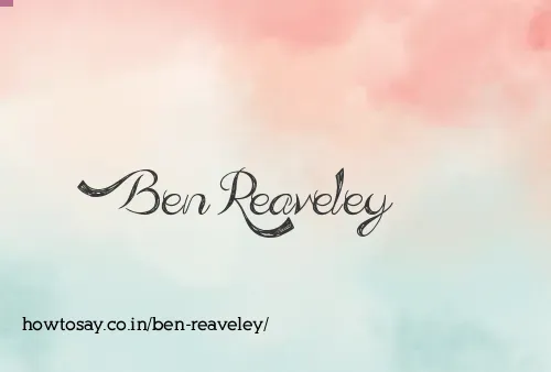 Ben Reaveley