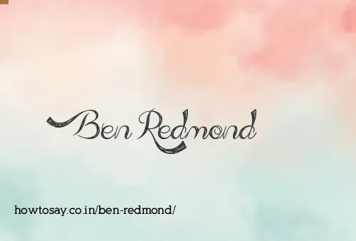 Ben Redmond