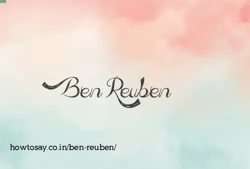 Ben Reuben