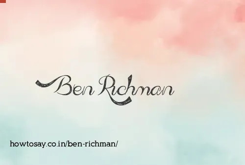 Ben Richman