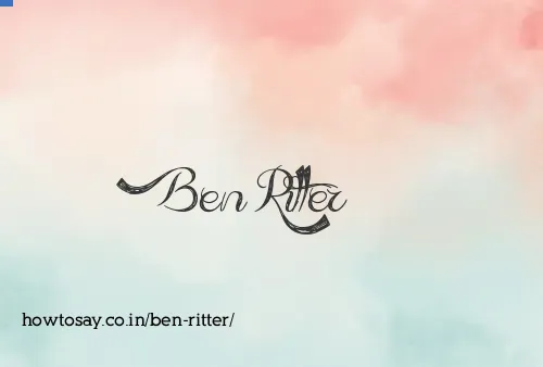 Ben Ritter