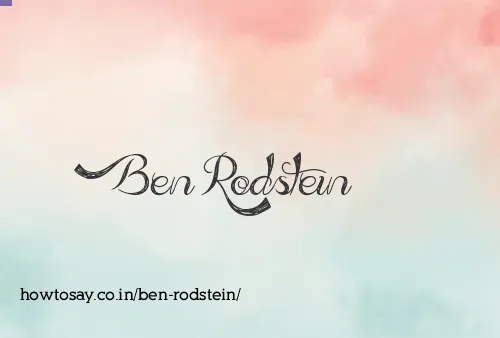 Ben Rodstein