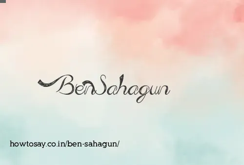 Ben Sahagun