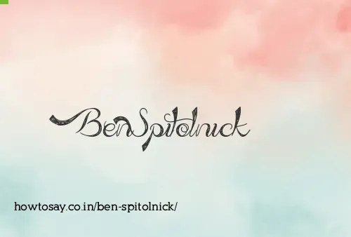 Ben Spitolnick