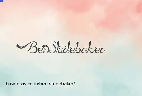 Ben Studebaker