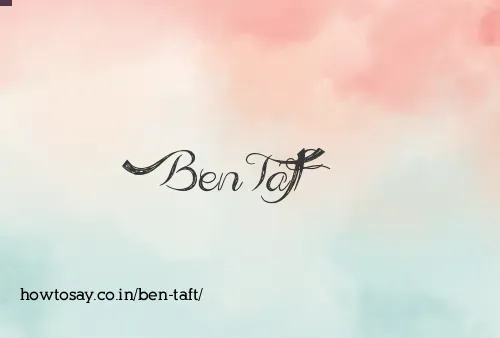 Ben Taft