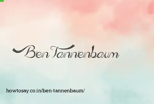 Ben Tannenbaum