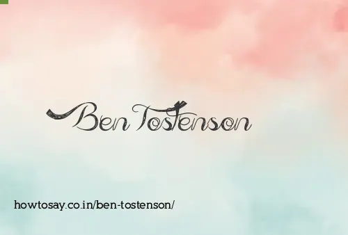 Ben Tostenson