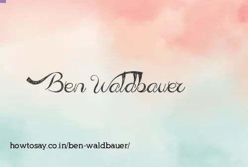 Ben Waldbauer