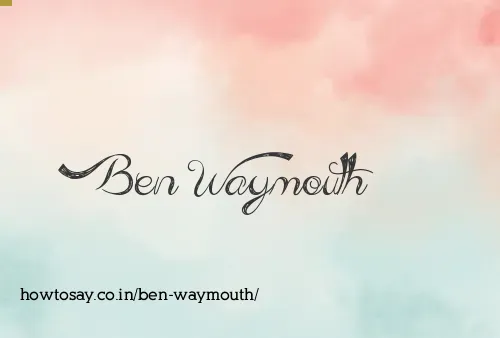 Ben Waymouth