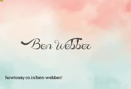 Ben Webber