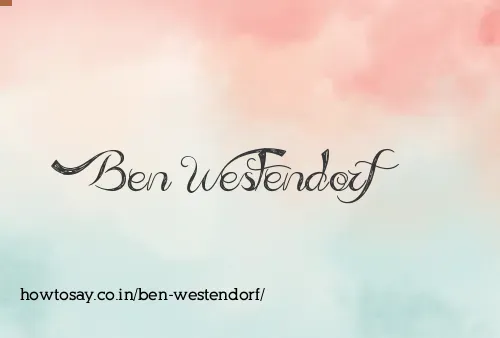 Ben Westendorf