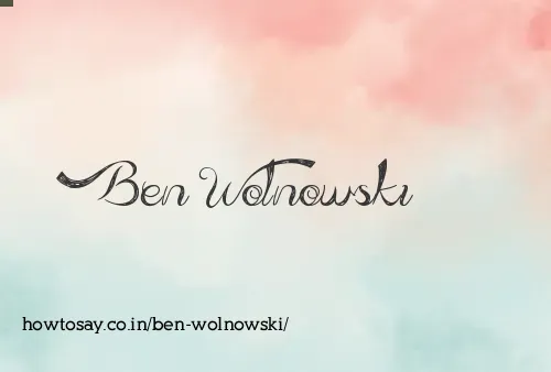 Ben Wolnowski