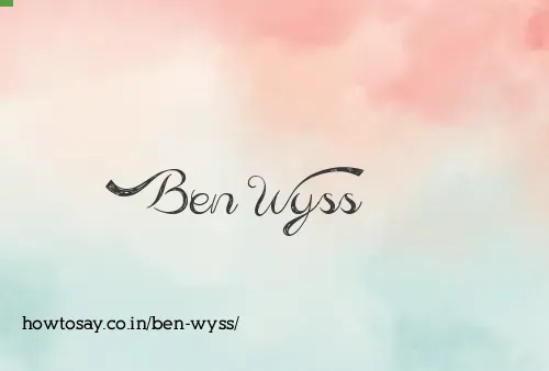 Ben Wyss