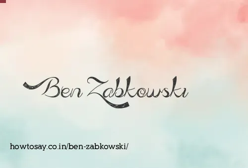 Ben Zabkowski