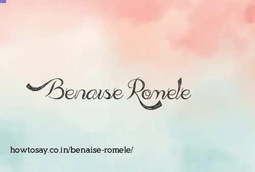 Benaise Romele