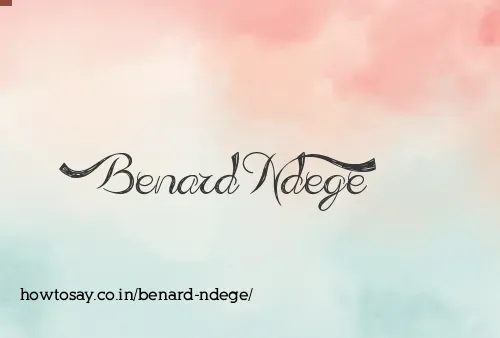 Benard Ndege