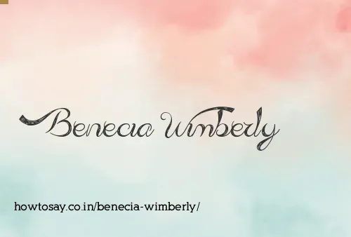 Benecia Wimberly