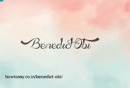 Benedict Obi