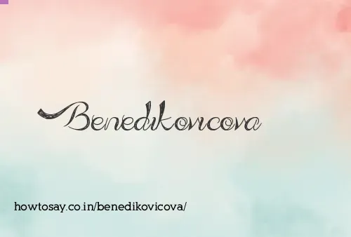 Benedikovicova