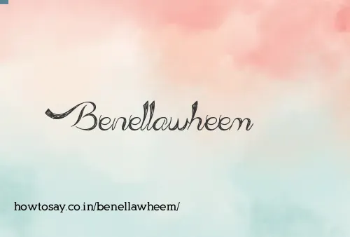 Benellawheem