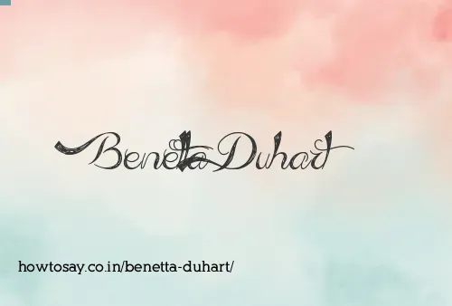 Benetta Duhart