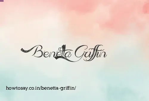 Benetta Griffin