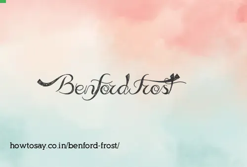 Benford Frost