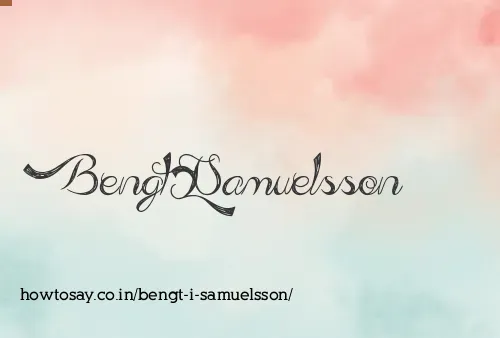 Bengt I Samuelsson