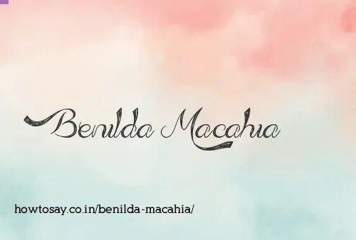 Benilda Macahia
