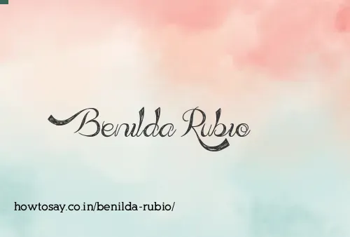 Benilda Rubio