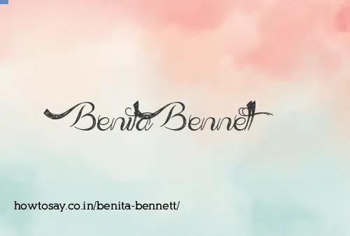 Benita Bennett