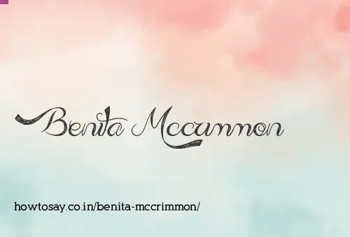 Benita Mccrimmon