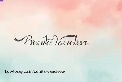 Benita Vancleve