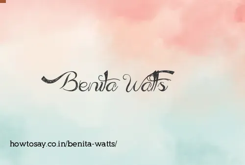 Benita Watts
