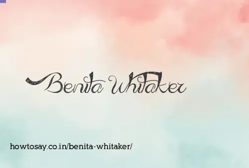 Benita Whitaker