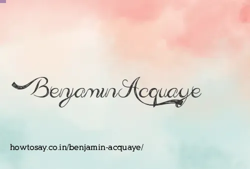 Benjamin Acquaye