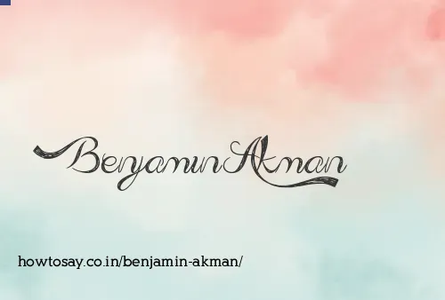 Benjamin Akman