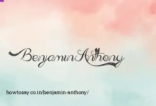 Benjamin Anthony