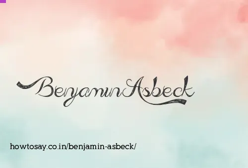 Benjamin Asbeck