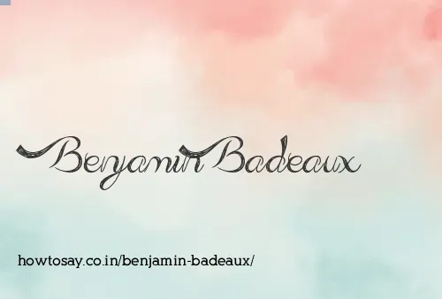 Benjamin Badeaux