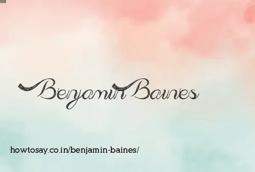 Benjamin Baines