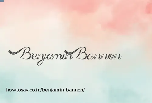 Benjamin Bannon
