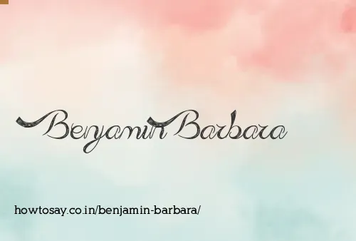 Benjamin Barbara