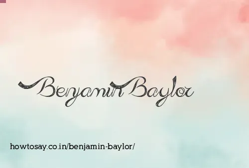 Benjamin Baylor